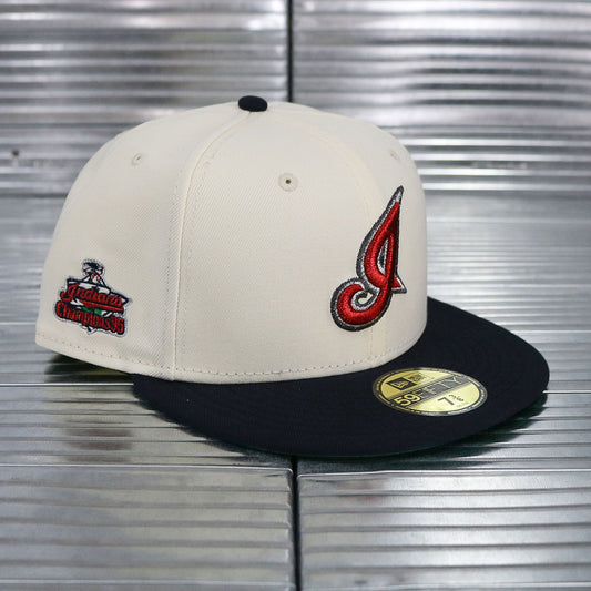 NEW ERA - Cleveland Indians Champions ’95 59Fifty Chrome White/Navy