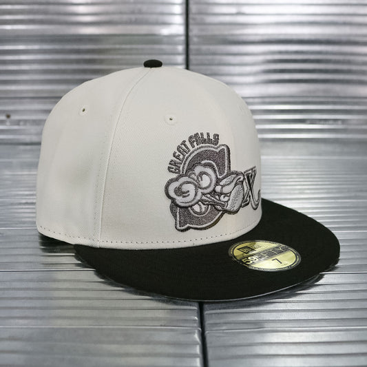 NEW ERA - Great Falls White Sox 59Fifty Chrome White/Black