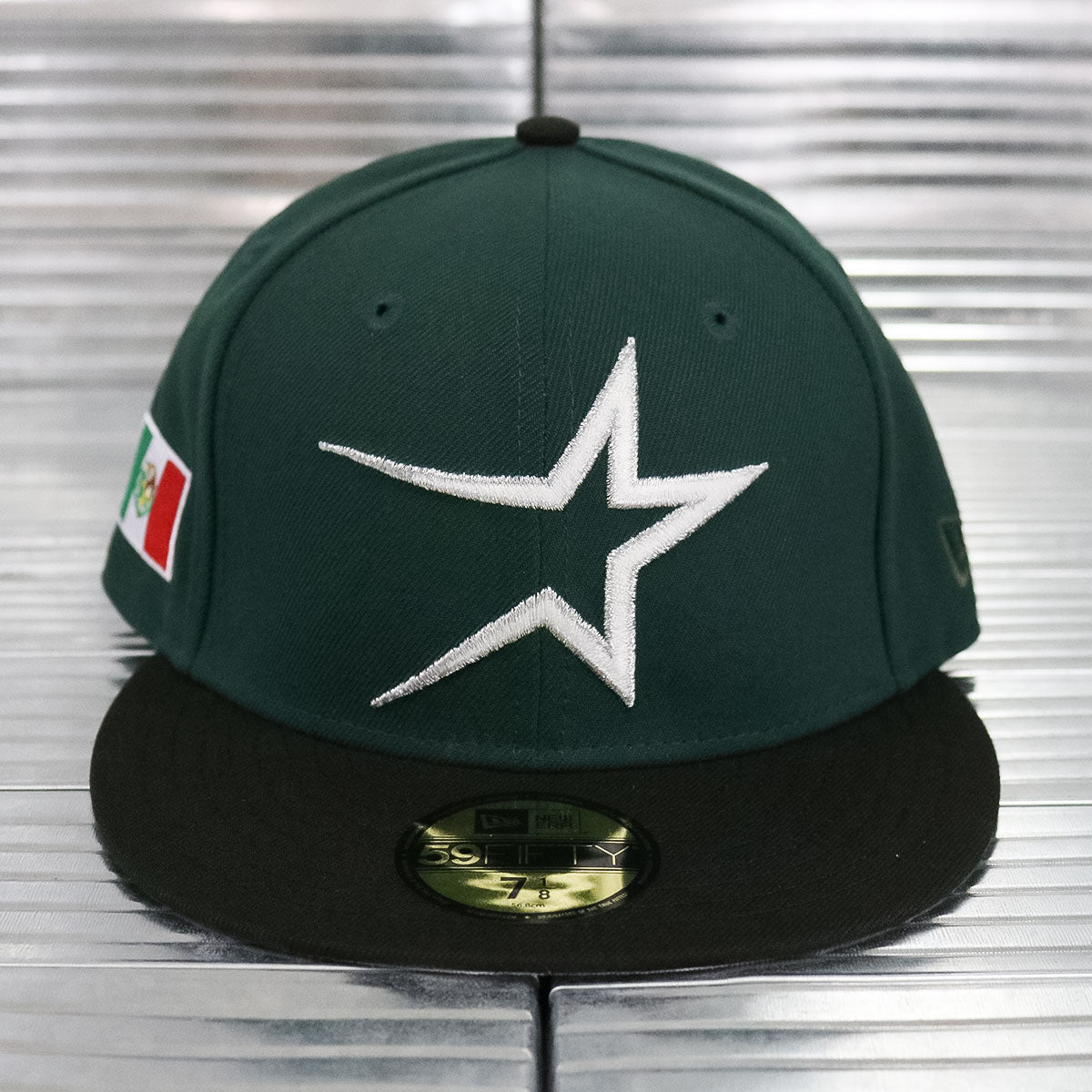NEW ERA - Houston Astros Mexico Flag Patch 59Fifty Dark Green/Black