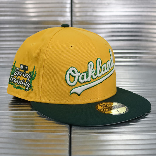 NEW ERA - Oakland Athletics Spring Training 59Fifty Gold/Green
