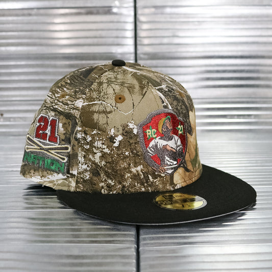 NEW ERA - Pittsburgh Pirates ROBERTO CLEMENTE 21 Nations 59Fifty RealTree BLACK