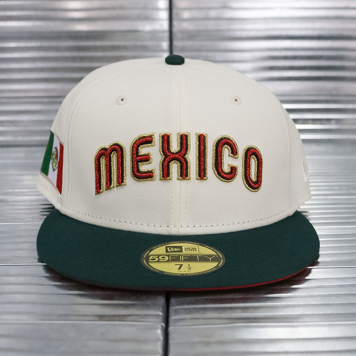 NEW ERA - Mexico 2023 WBC 59Fifty Chrome White/Green