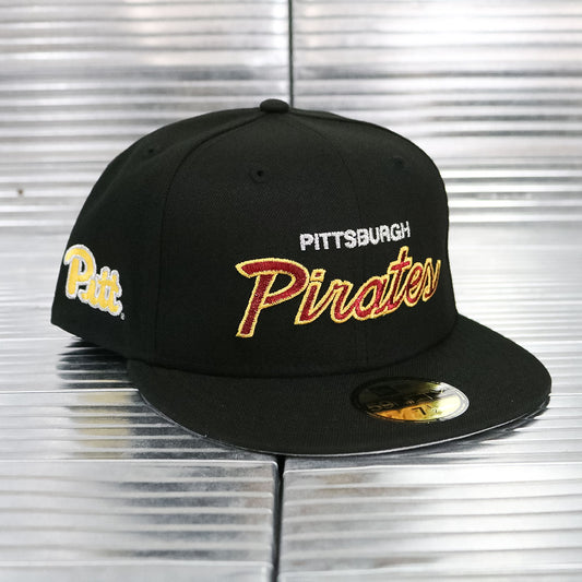 NEW ERA - Pittsburgh Pirates x Pitt Panthers 59Fifty Black