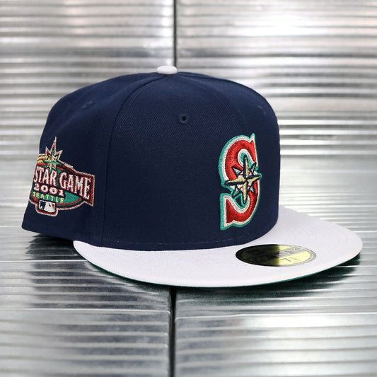NEW ERA - Seattle Mariners 2001 ASG 59Fifty Oceanside Blue/Snow White