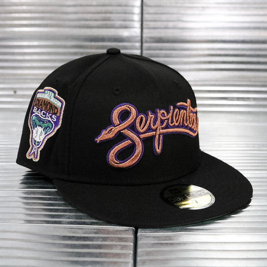 NEW ERA - Arizona Diamondbacks Serpientes 1998 Inaugural Season 59Fifty Black