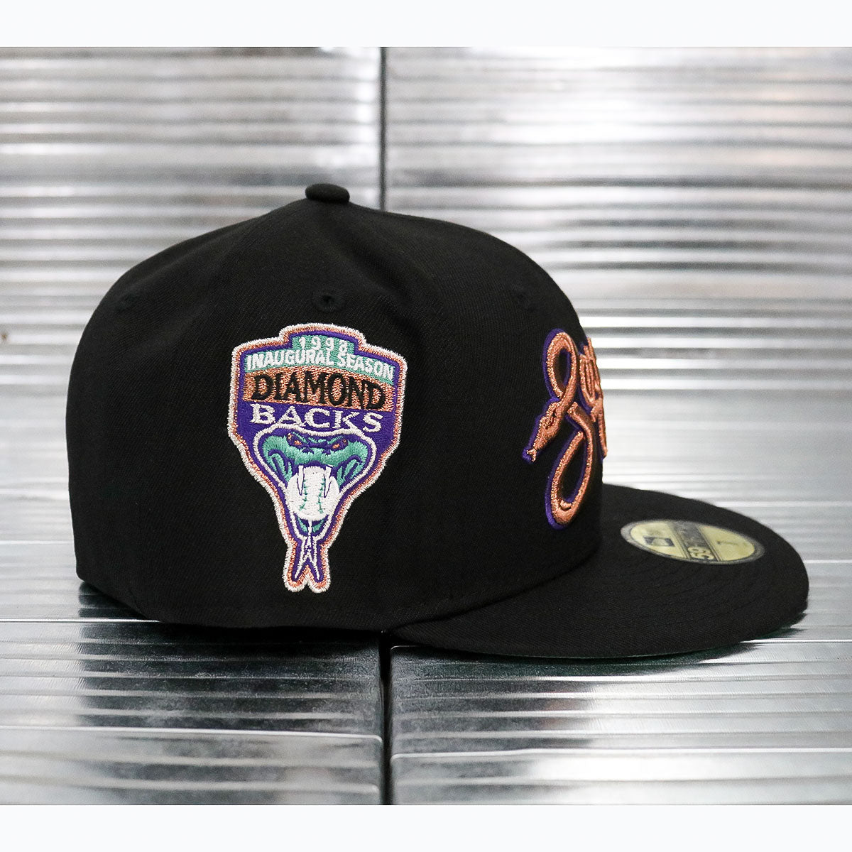 NEW ERA - Arizona Diamondbacks Serpientes 1998 Inaugural Season 59Fifty Black