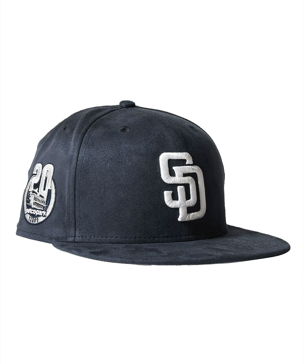 NEW ERA - San Diego Padres CO 59FIFTY SUEDE NAVY【14881994】