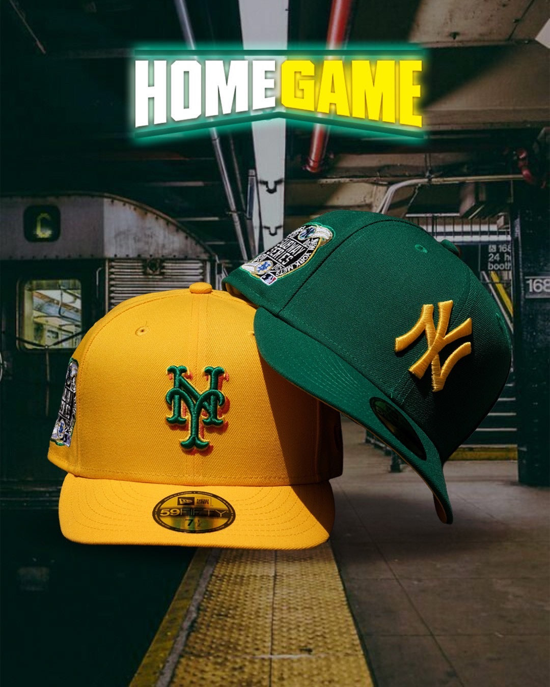 ヤンキース　game 別注　キャップ　サブウェイ HOMEGAME CUSTOM NEW ERA【SUBWAY PACK】が発売開始！ – HOMEGAME TOKYO