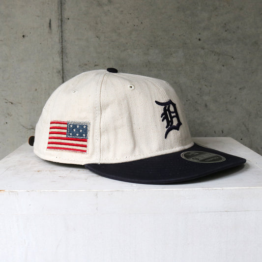 NEW ERA - Detroit Tigers RC 9Fifty Americana Hrbon White/Black【60772889】