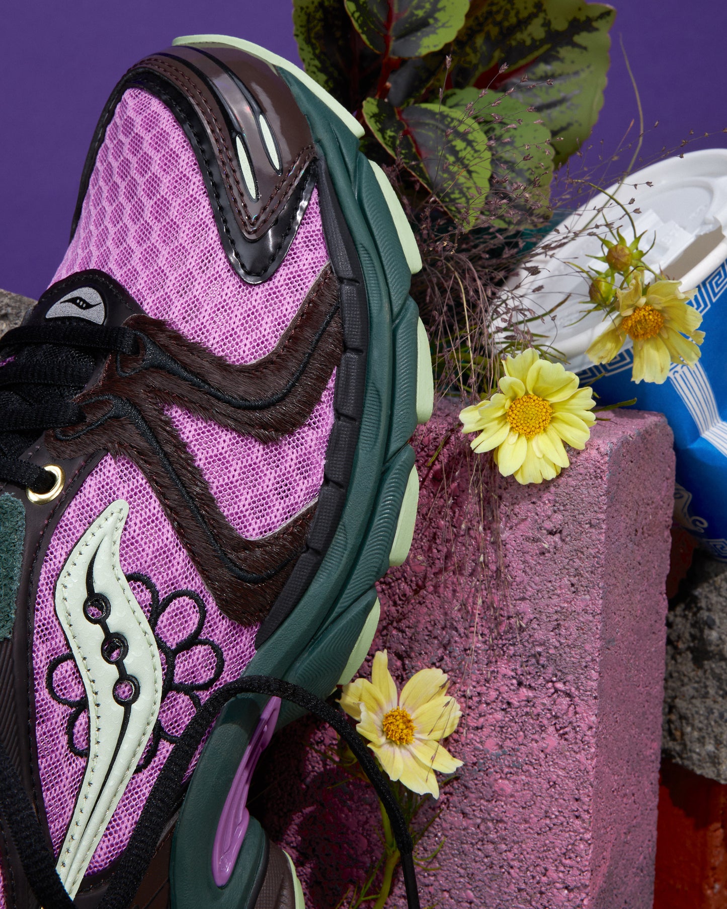 SAUCONY - JaeTips X PROGRID TRIUMPH 4 "Perilla"【S70966-3】