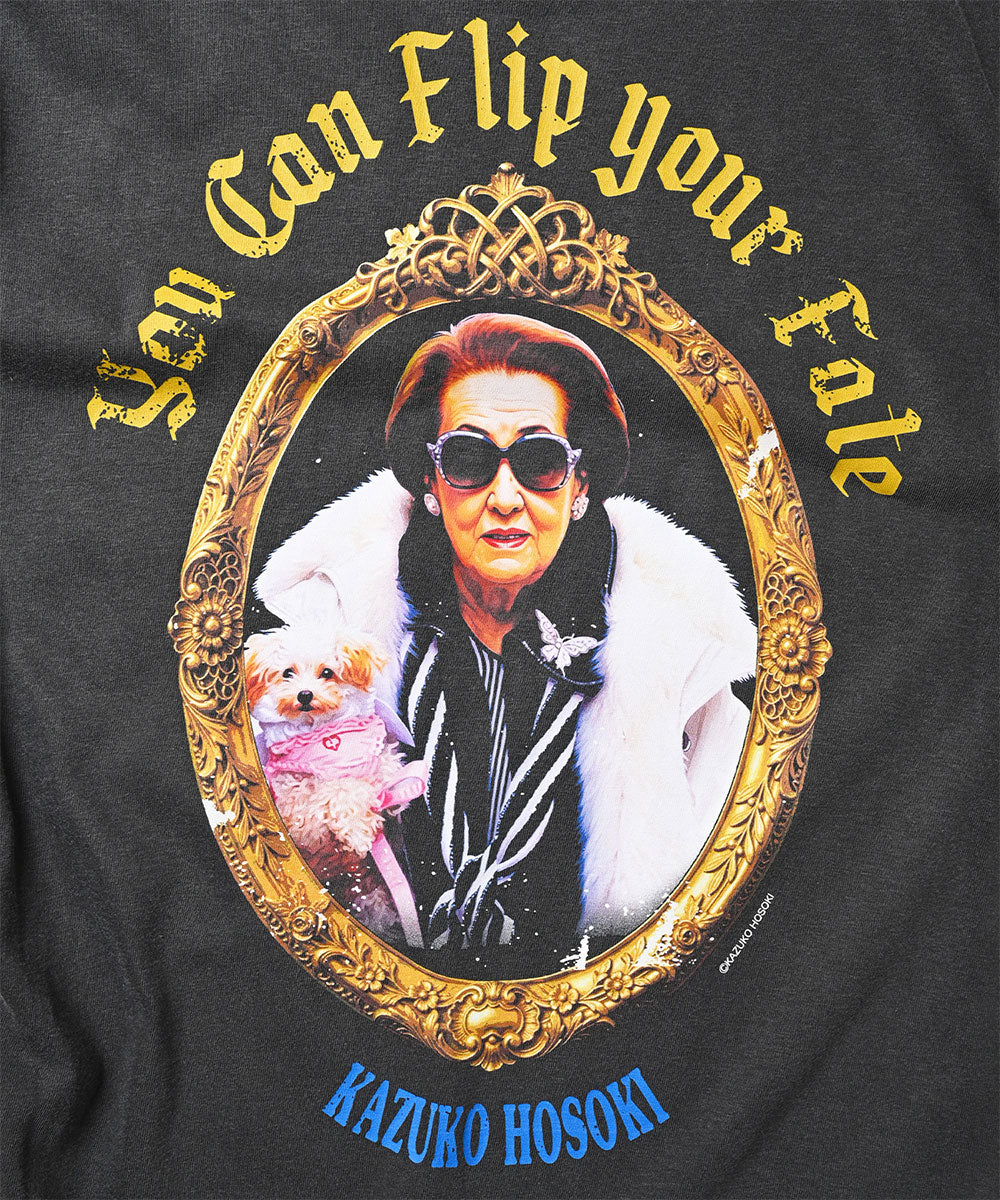 細木数子 KAZUKO HOSOKI LEGENDARY RAP TEES TYPE4【KH004】
