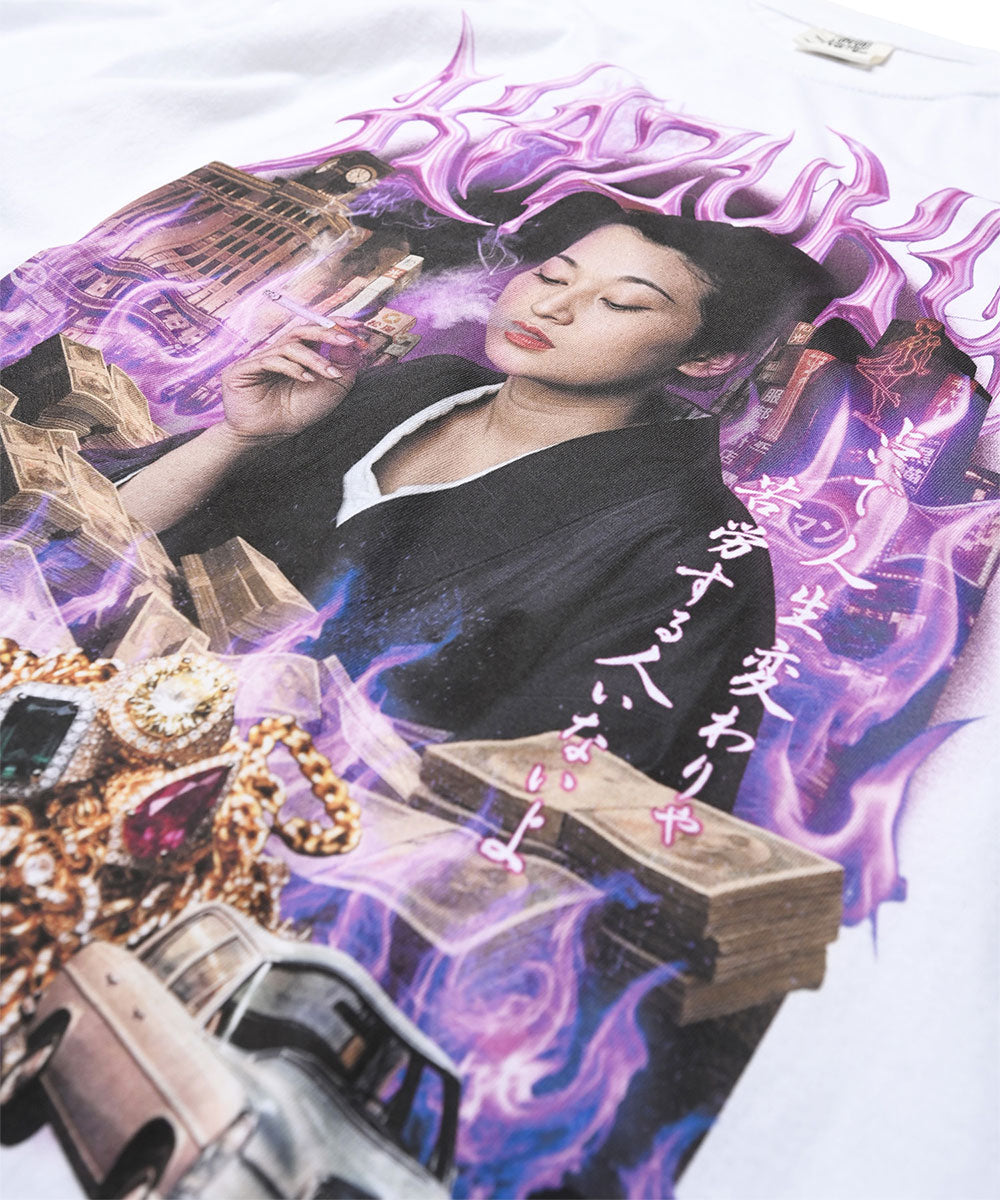 細木数子 KAZUKO HOSOKI LEGENDARY RAP TEES TYPE5【KH005】