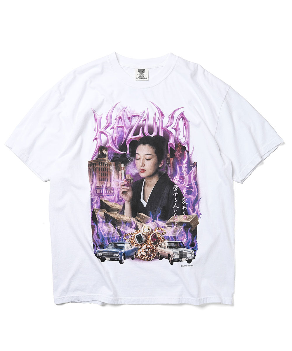 細木数子 KAZUKO HOSOKI LEGENDARY RAP TEES TYPE5【KH005】