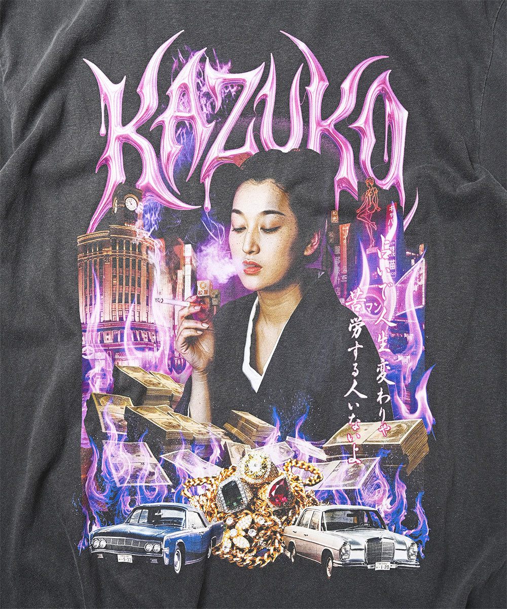 細木数子 KAZUKO HOSOKI LEGENDARY RAP TEES TYPE5【KH005】