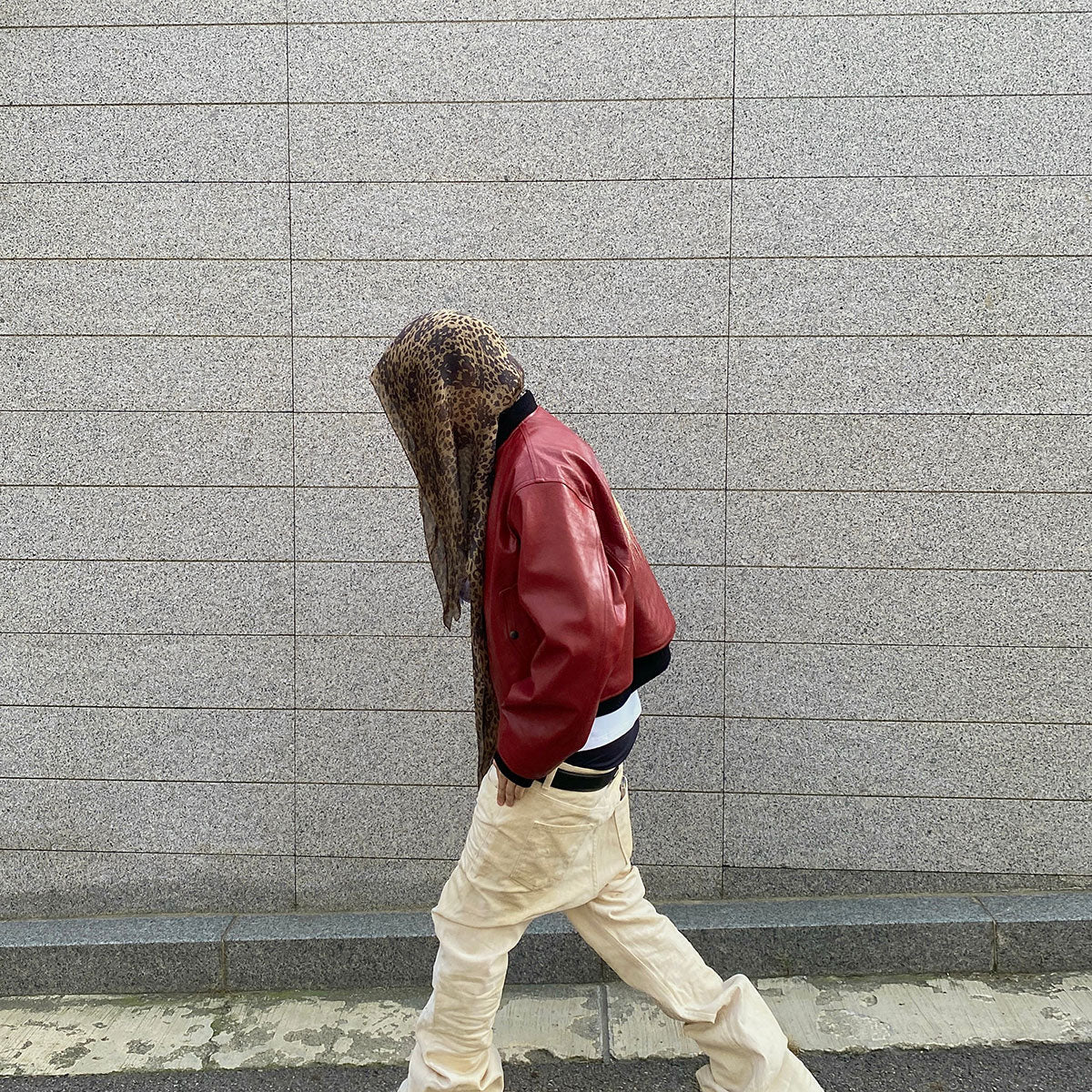 Undermycar - HOMMAGE EMBRACED ”THE FIREWORKS” LAMB LEATHER BLOUSON RED