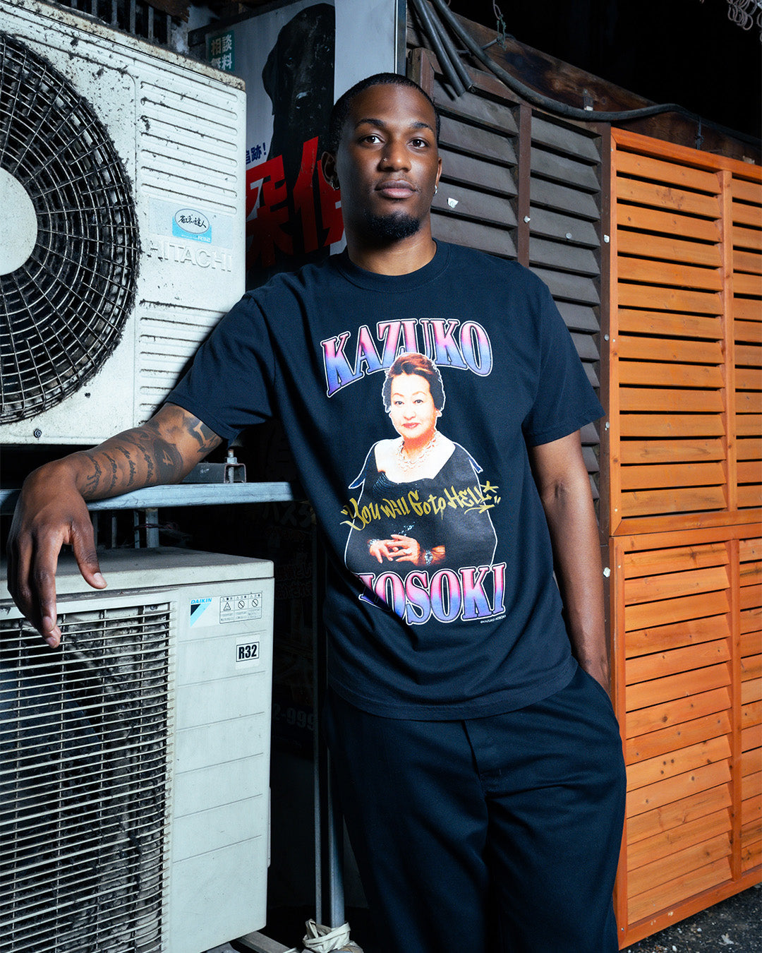 KAZUKO HOSOKI LEGENDARY RAP TEES TYPE3【KH003】