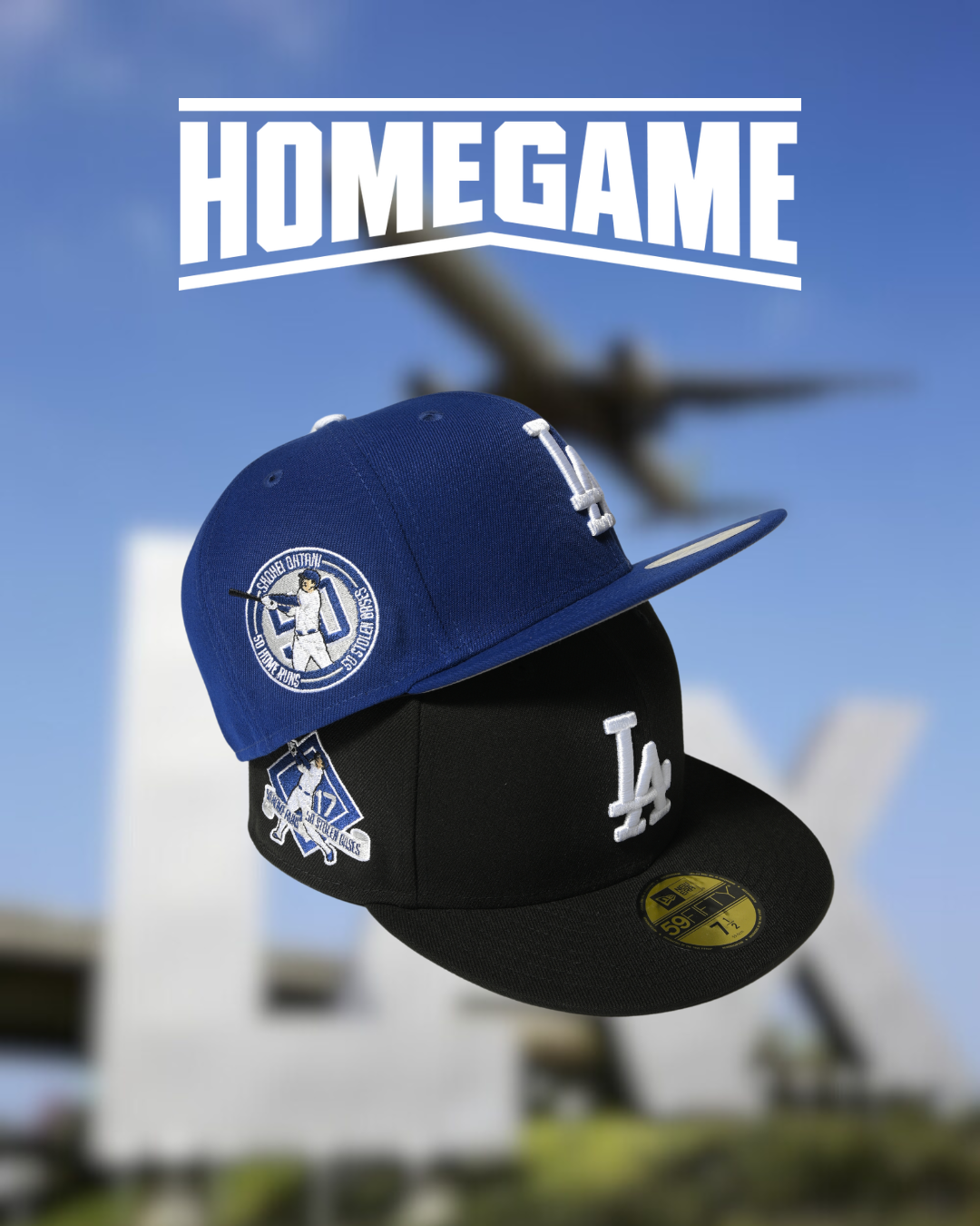 大谷選手50/50記念パッチがデザインされたHOMEGAME別注が登場 大谷選手50/50記念パッチがデザインされたHOMEGAME別注が登場