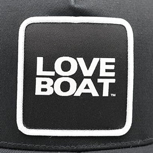 LOVE BOAT WAPPEN TRUCKER CAP BLK/BLK【LB-MCP02】