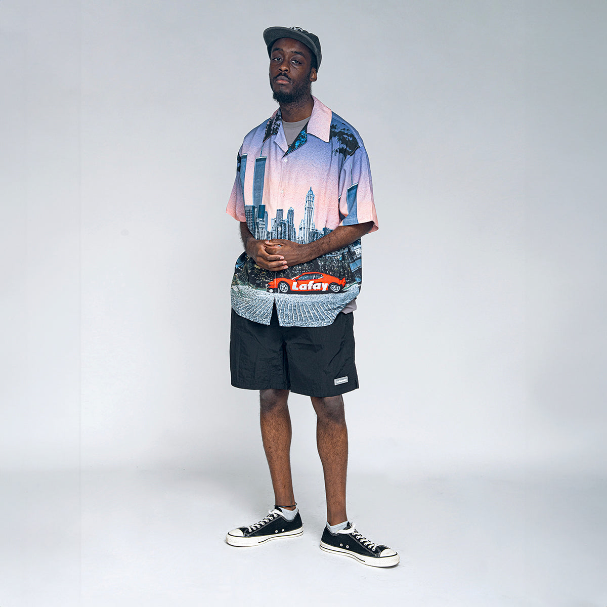 LFYT - CITYSCAPE ALLOVER PATTERN SHIRT【LS250204】