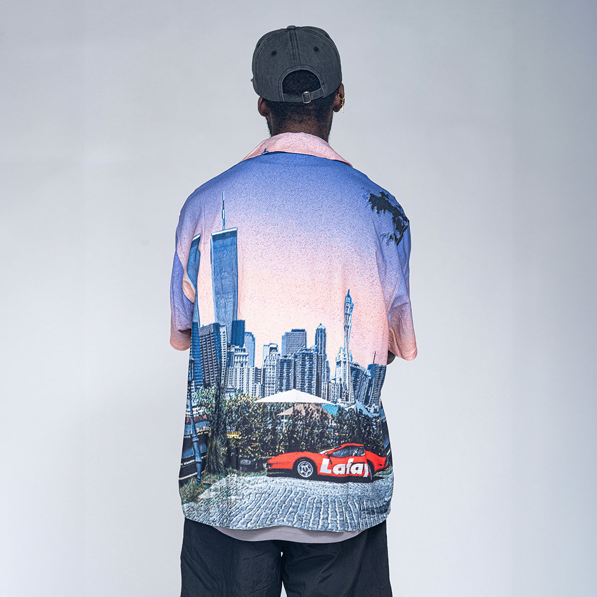 LFYT - CITYSCAPE ALLOVER PATTERN SHIRT【LS250204】