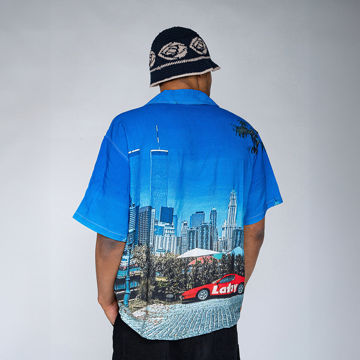 LFYT - CITYSCAPE ALLOVER PATTERN SHIRT【LS250204】