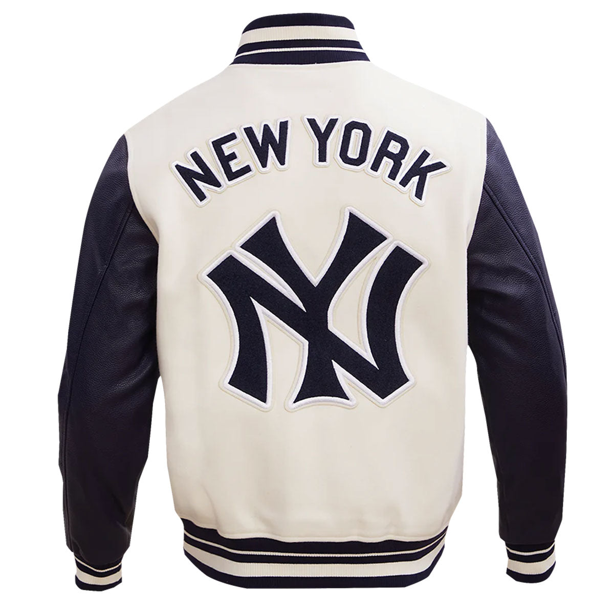 PRO STANDARD - New York Yankees RETRO CLASSIC RIB WOOL VARSITY JACKET【LNY635733】