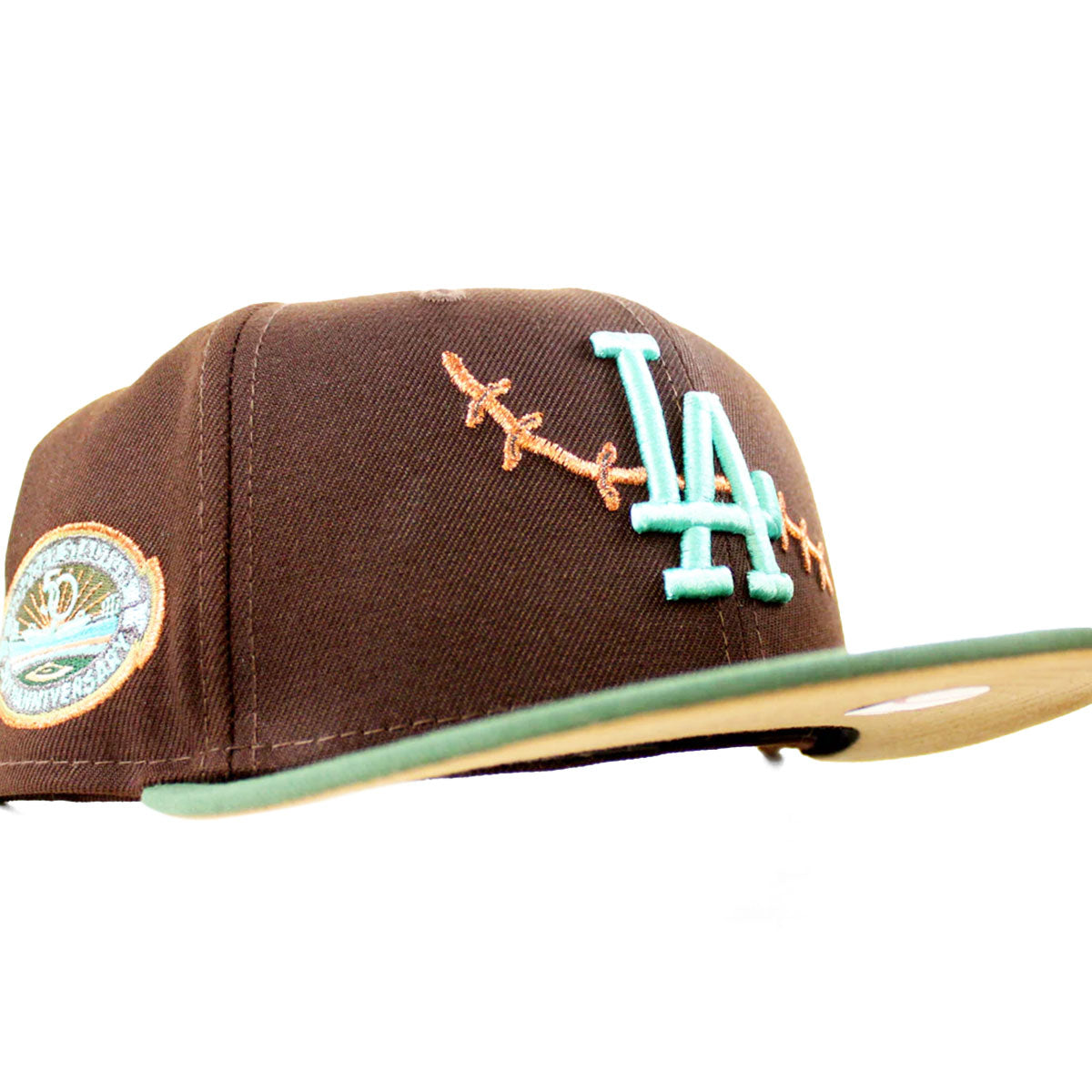 NEW ERA Los Angeles Dodgers - 59FIFTY 50TH ANV ZOMBIE PACK BURNT WOOD