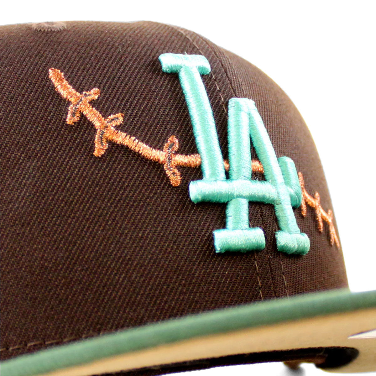 NEW ERA Los Angeles Dodgers - 59FIFTY 50TH ANV ZOMBIE PACK BURNT WOOD