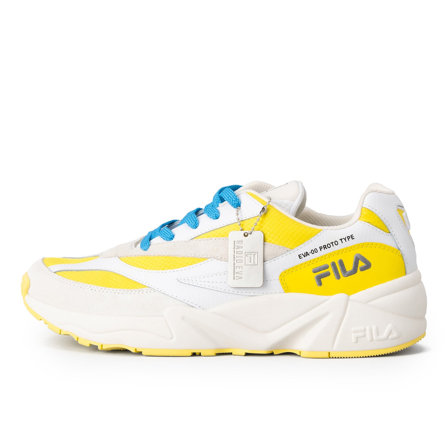 FILA - RADIO EVA "THE 30" C004 FILA VENOM EVANGELION LIMITED EVA-00"WHITE/YELLOW/GARDENIA"【MFW25081-128】