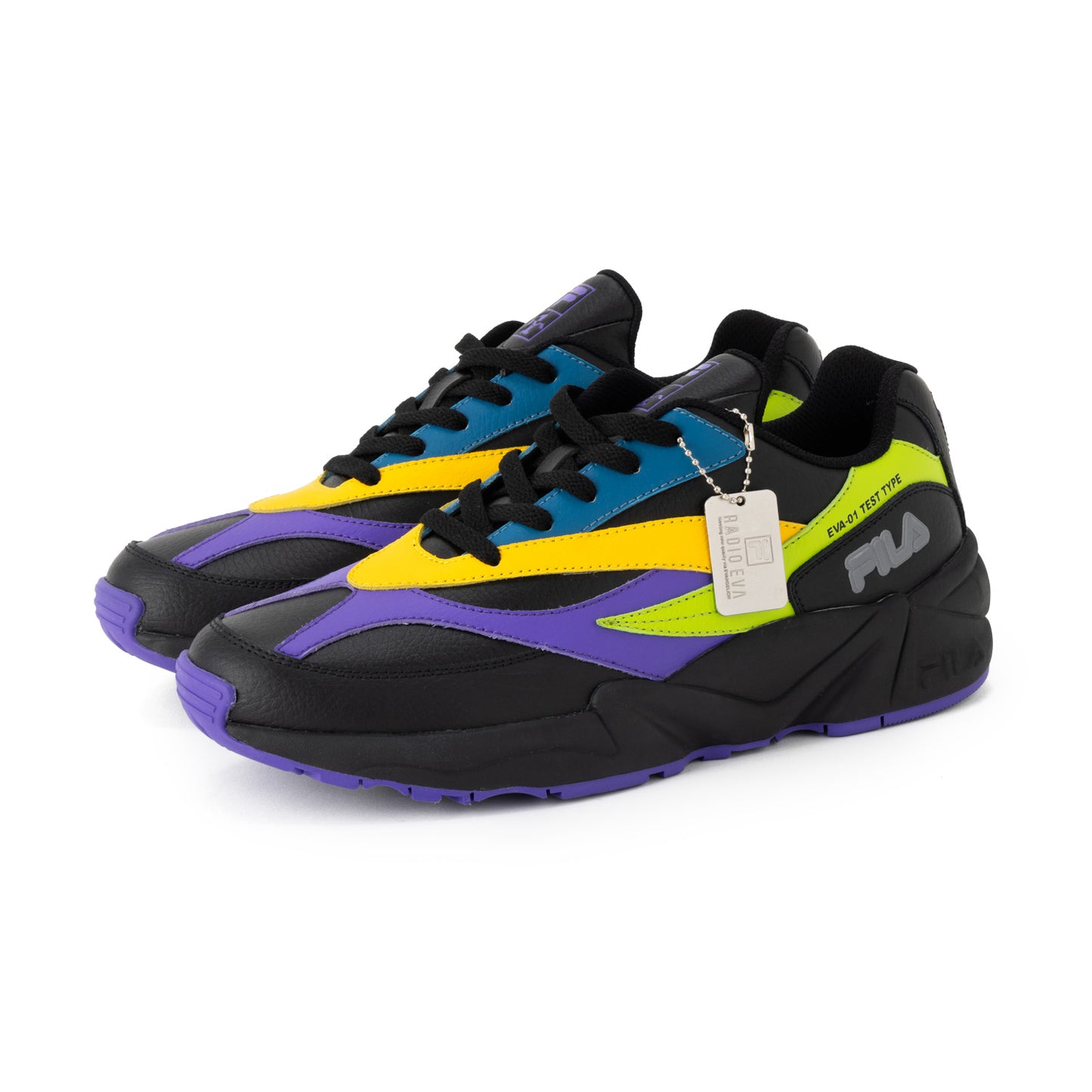FILA - RADIO EVA "THE 30" C004 FILA VENOM EVANGELION LIMITED EVA-01 "BLACK/PURPLE/BLUE"【MFW25082-964】