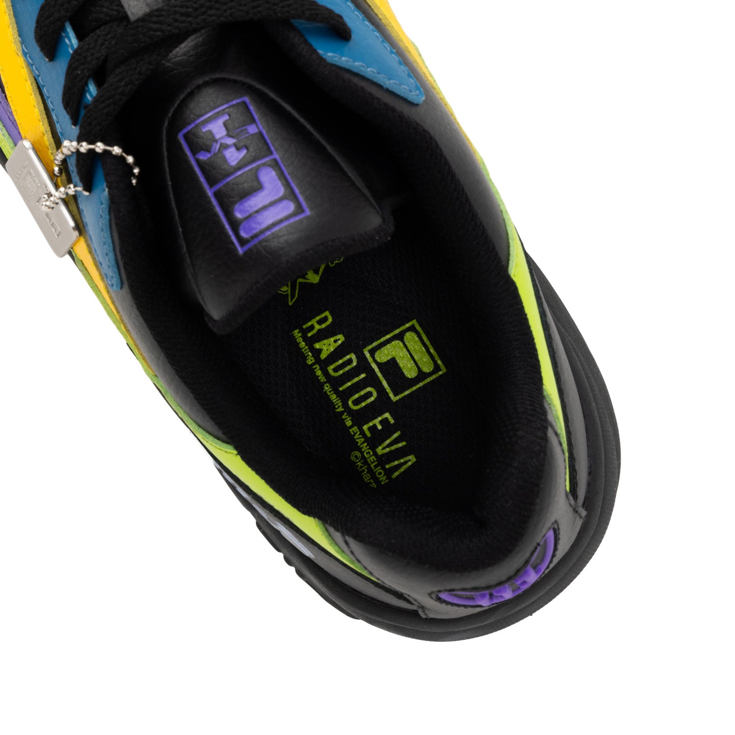 FILA - RADIO EVA "THE 30" C004 FILA VENOM EVANGELION LIMITED EVA-01 "BLACK/PURPLE/BLUE"【MFW25082-964】