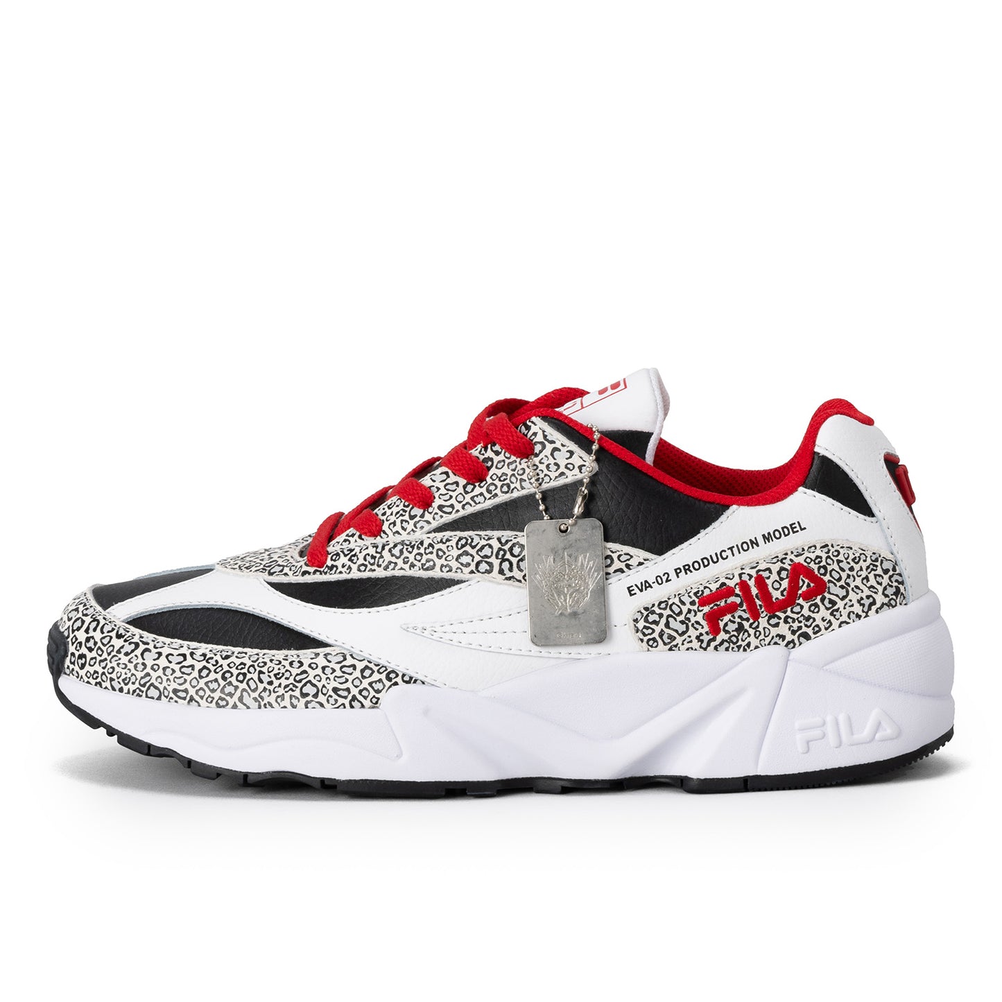 FILA - RADIO EVA "THE 30" C004 FILA VENOM EVANGELION LIMITED EVA-02 "WHITE/BLACK/RED"【MFW25083-113】