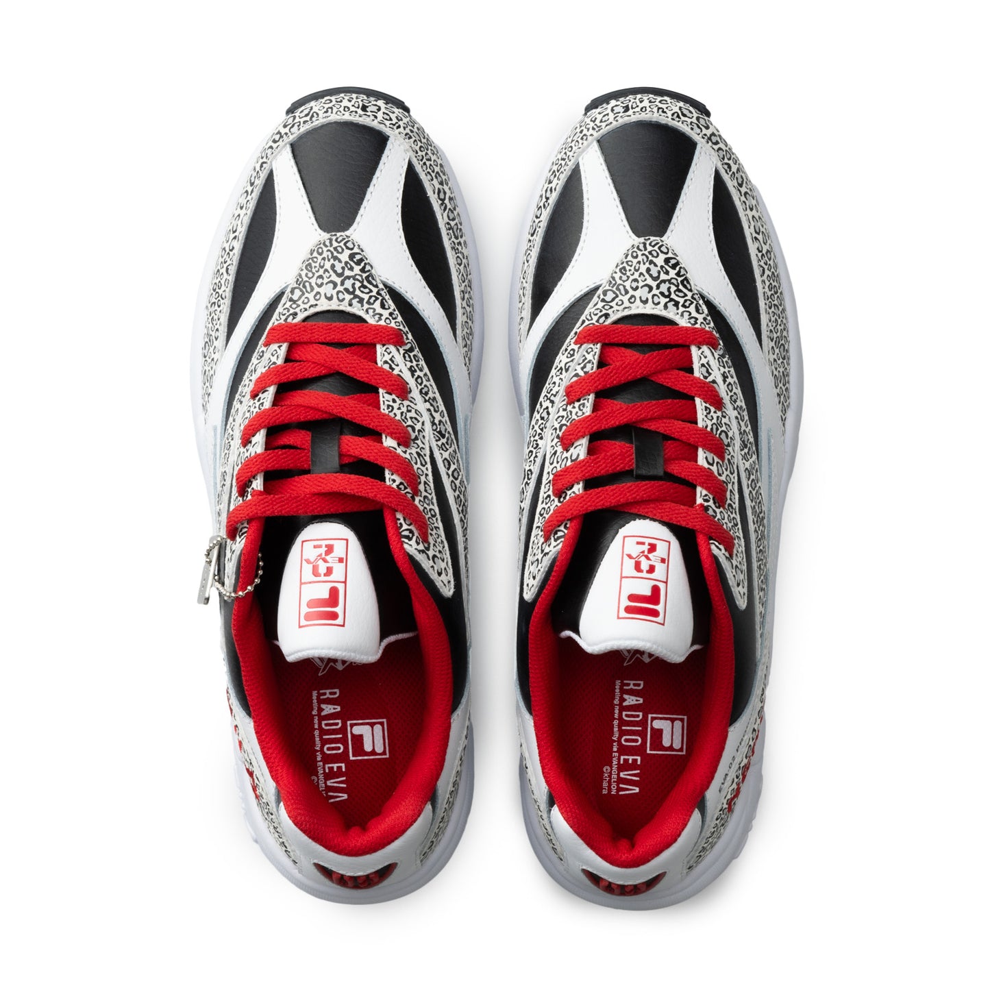 FILA - RADIO EVA "THE 30" C004 FILA VENOM EVANGELION LIMITED EVA-02 "WHITE/BLACK/RED"【MFW25083-113】