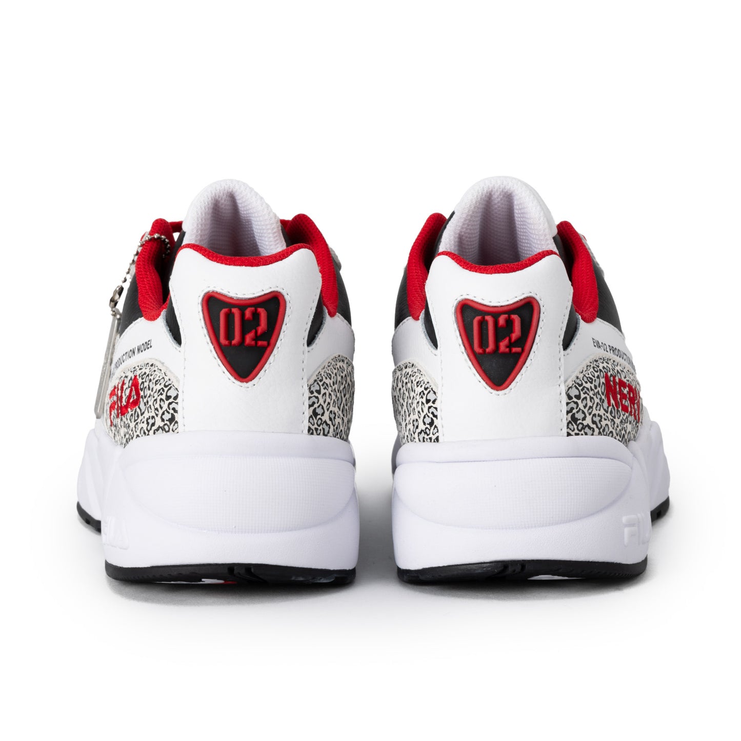 FILA - RADIO EVA "THE 30" C004 FILA VENOM EVANGELION LIMITED EVA-02 "WHITE/BLACK/RED"【MFW25083-113】