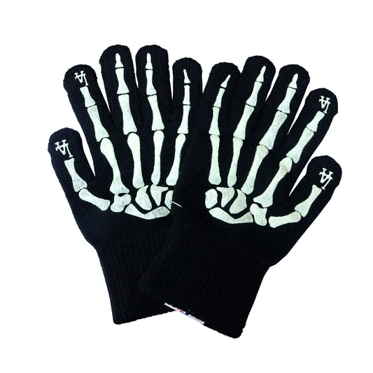 MLB×INFIELDER DESIGN MLB BONE GLOVE / LAD-BLACK【MLB-273】