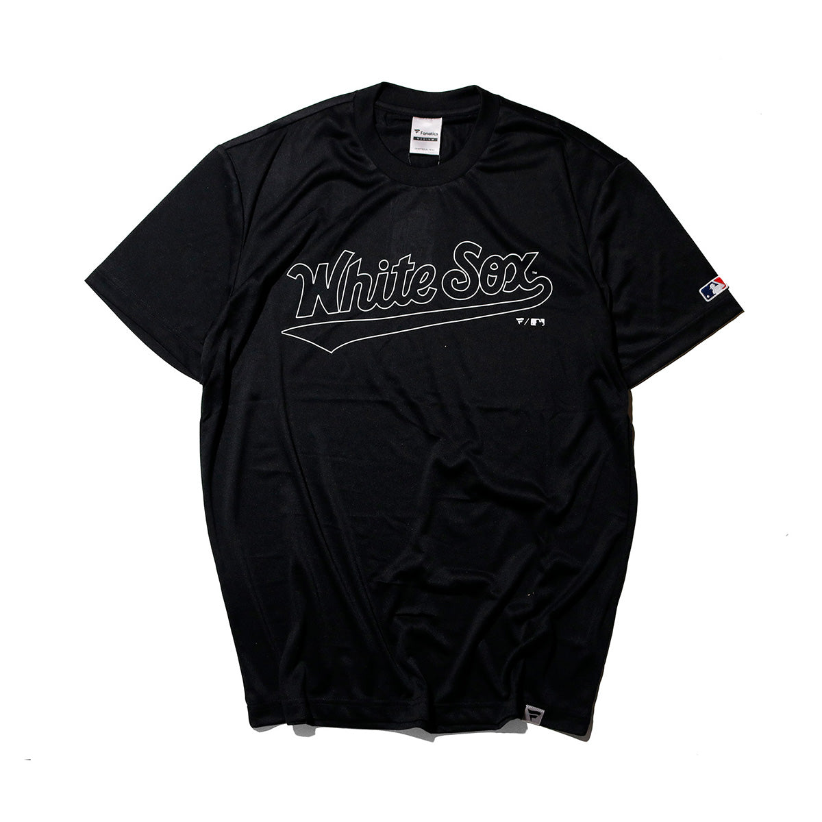 Fanatics - CHICAGO WHITE SOX MLB OUTLINE LOGO S/S ACTIVE DRY TEE BLACK【ML0126SS0001】