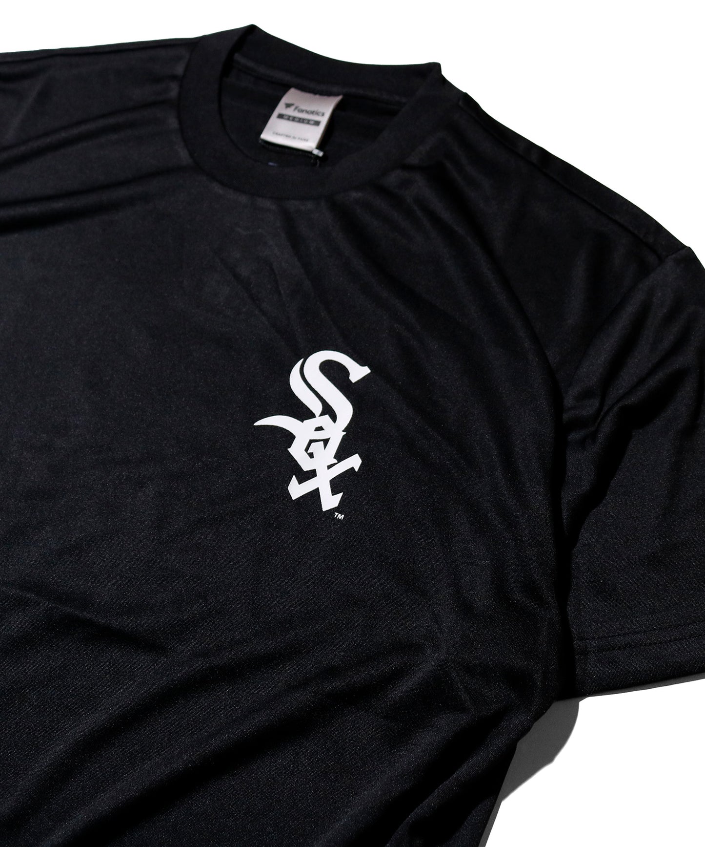 Fanatics - CHICAGO WHITE SOX MLB BACK CIRCLE LOGO S/S ACTIVE DRY TEE BLK 【ML0126SS0002】