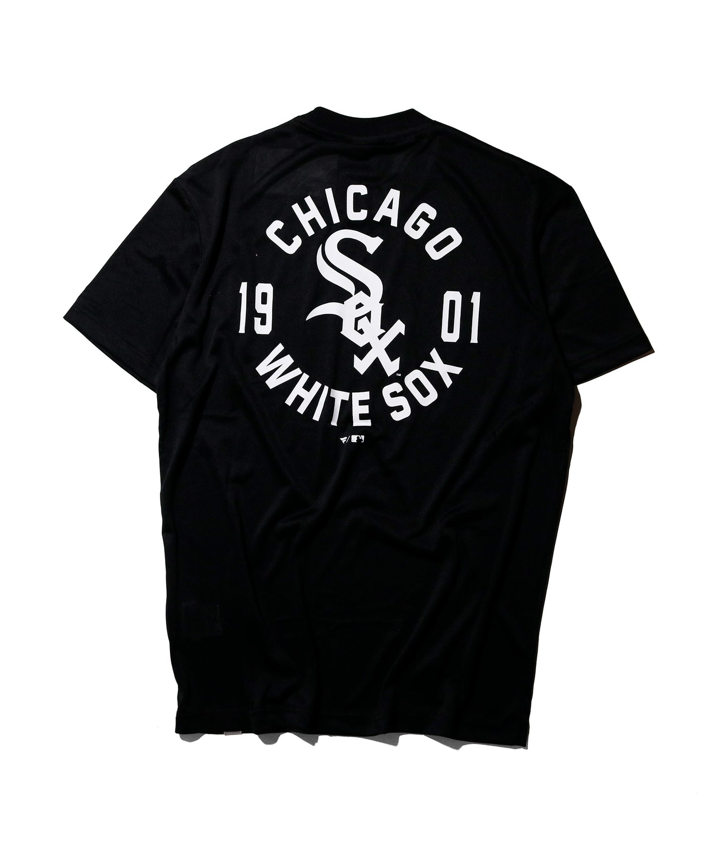 Fanatics - CHICAGO WHITE SOX MLB BACK CIRCLE LOGO S/S ACTIVE DRY TEE BLK 【ML0126SS0002】