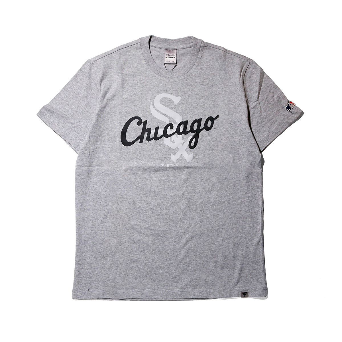Fanatics - CHICAGO WHITE SOX MLB OVERLAPPING LOGO S/S TEE GRAY【ML0126SS0005 】
