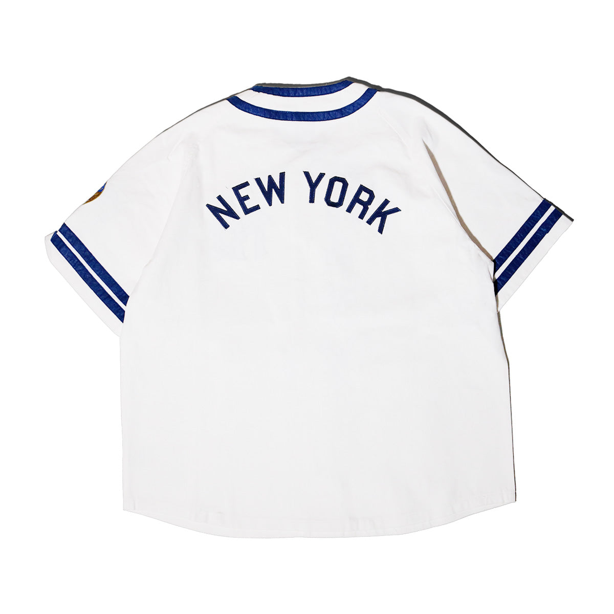 Fanatics - New York Yankees COOPERSTOWN BASEBALL SHIRT YANKEES NATURAL 【ML2126SS0002】