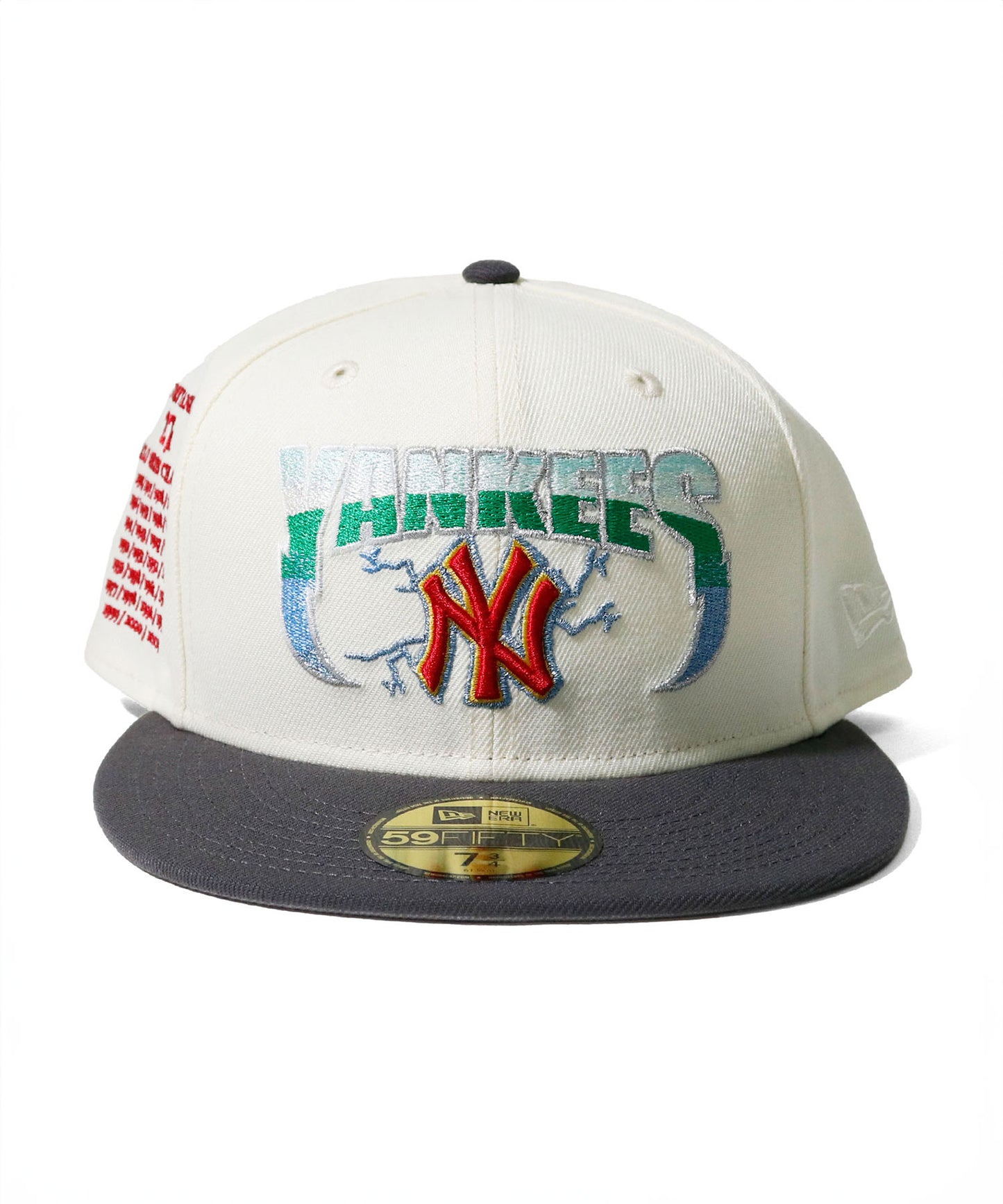 NEW ERA - New York Yankees CO 59Fifty 27x World Series Chrome/Gray