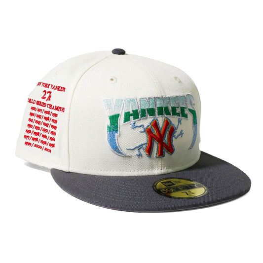 NEW ERA - New York Yankees CO 59Fifty 27x World Series Chrome/Gray