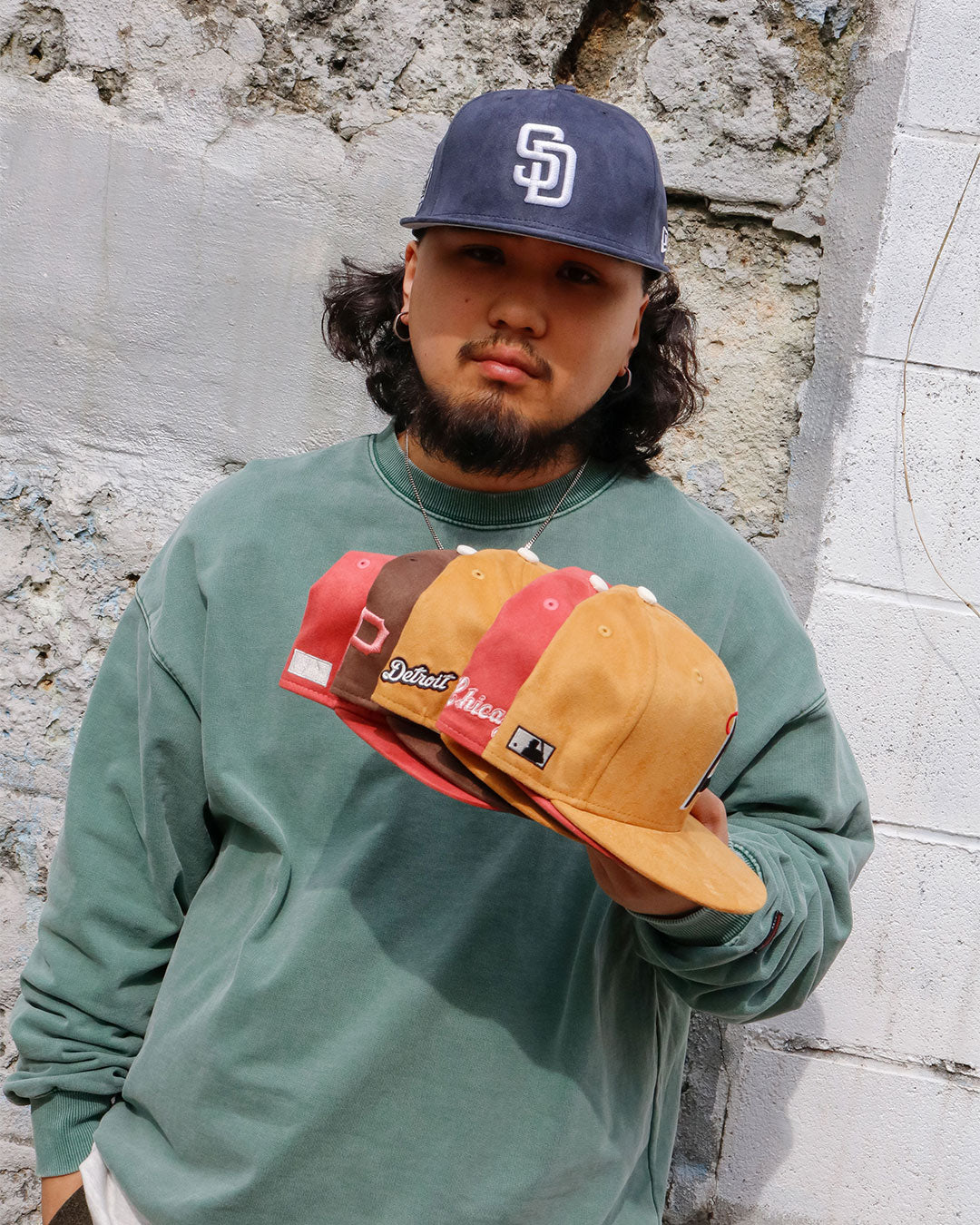 NEW ERA - San Diego Padres CO 59FIFTY SUEDE NAVY【14881994