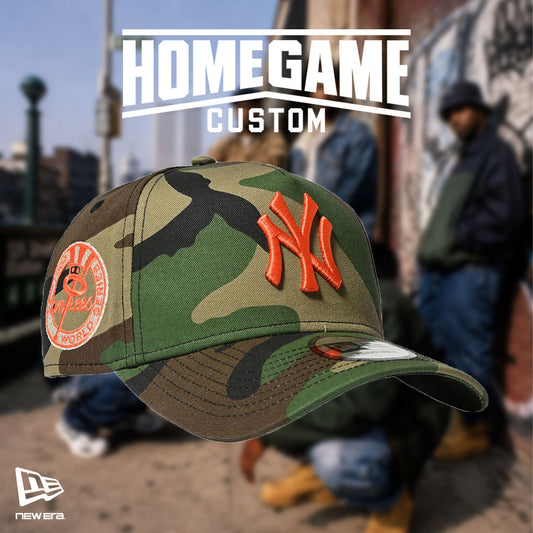 NEW ERA - NEW YORK YANKEES CO 1962 WS 9FORTY A-FRAME WOODLAND CAMO/ORANGE 【15196183】