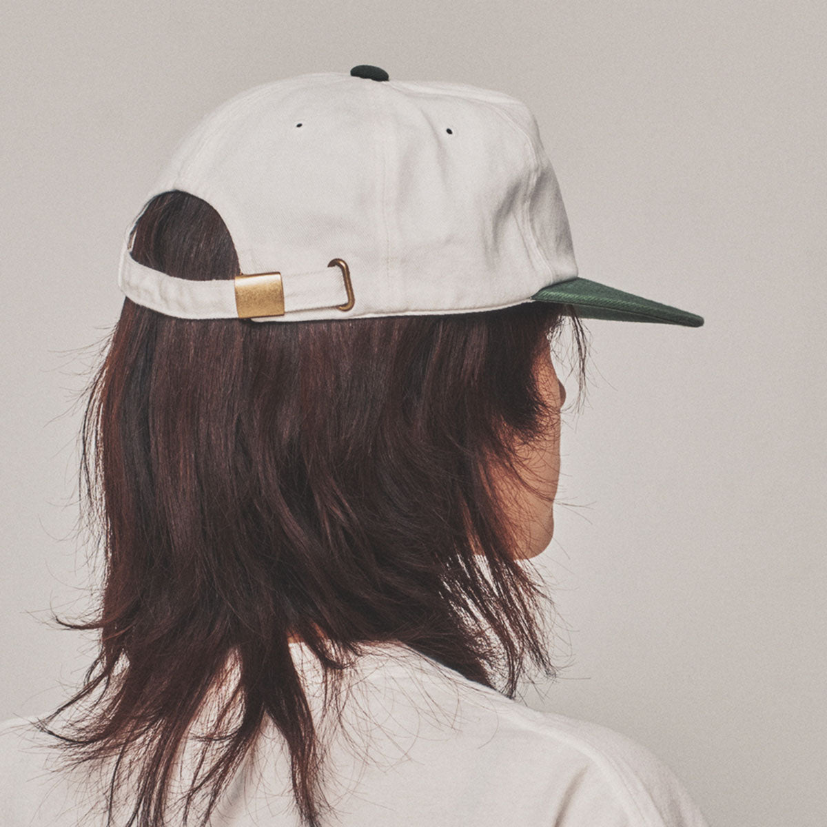 MY NAME IS PETER - 5-PANEL PETER APPLIQUE CAP WHITE/GREEN