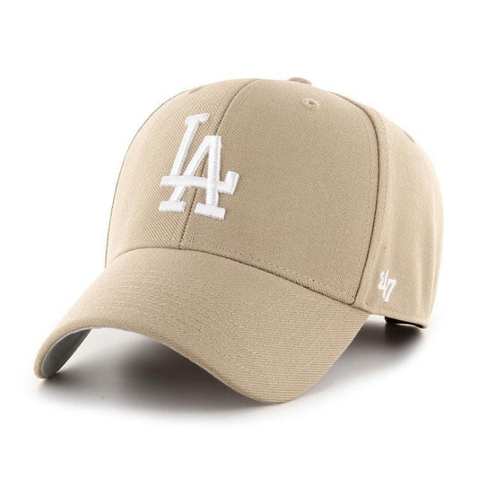 ’47 BRAND Los Angeles Dodgers - ’47 MVP Khaki White Logo【MVP12WBV】