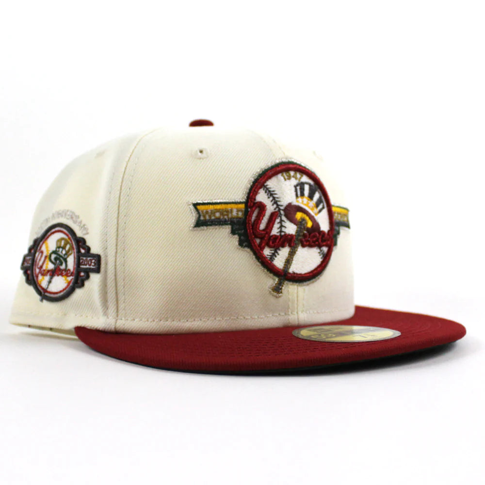 NEW YORK YANKEES 1947 WORLD SERIES 100TH ANNIV 59FIFTY CHROME WHITE