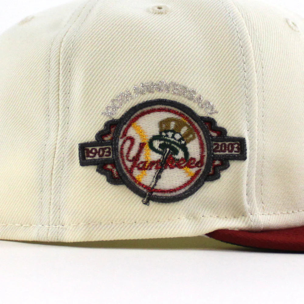 NEW YORK YANKEES 1947 WORLD SERIES 100TH ANNIV 59FIFTY CHROME WHITE