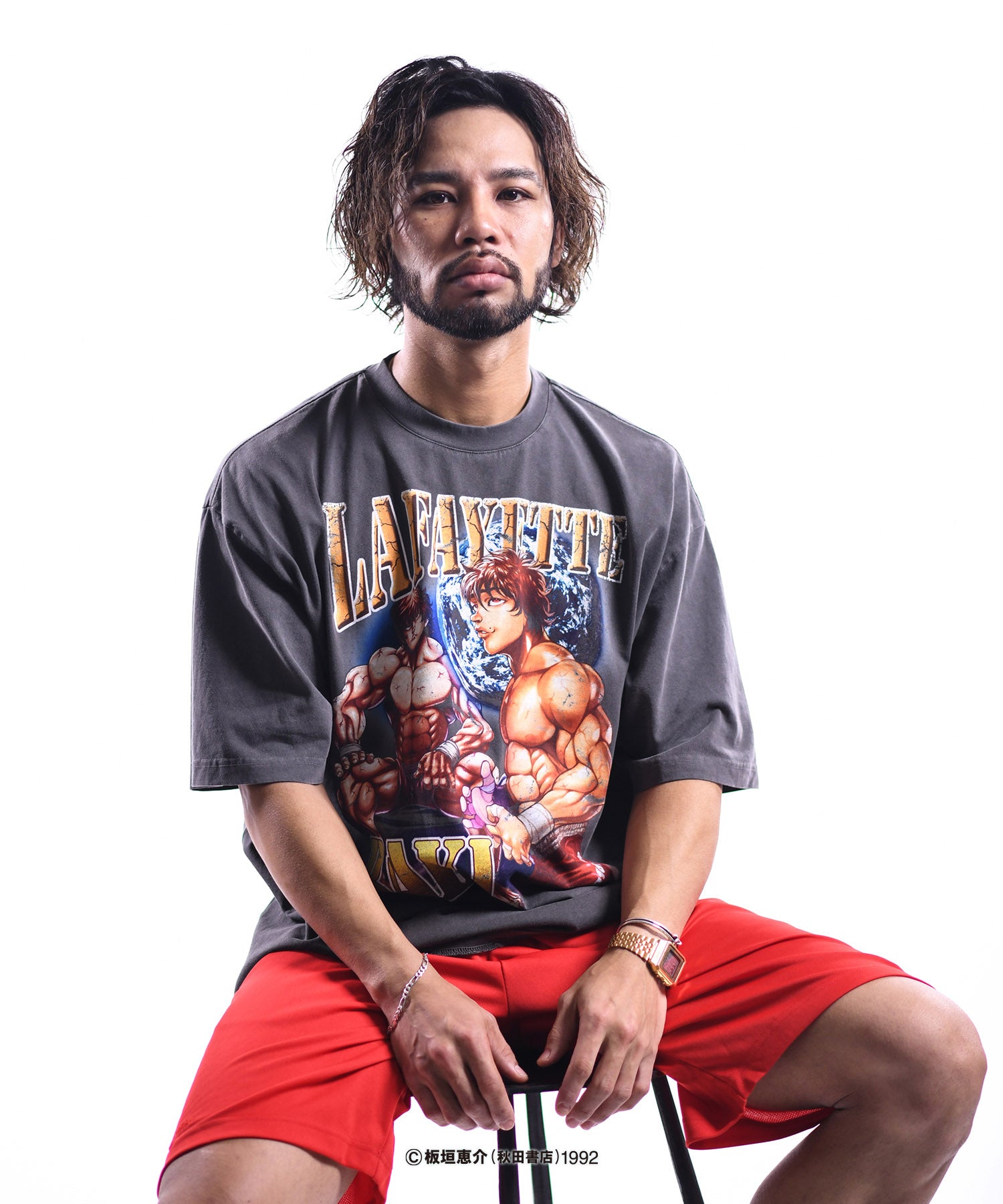 LFYT × GRAPPLER BAKI エルエフワイティー × グラップラー刃牙 HANMA BAKI TEE 半袖Tシャツ LE230154