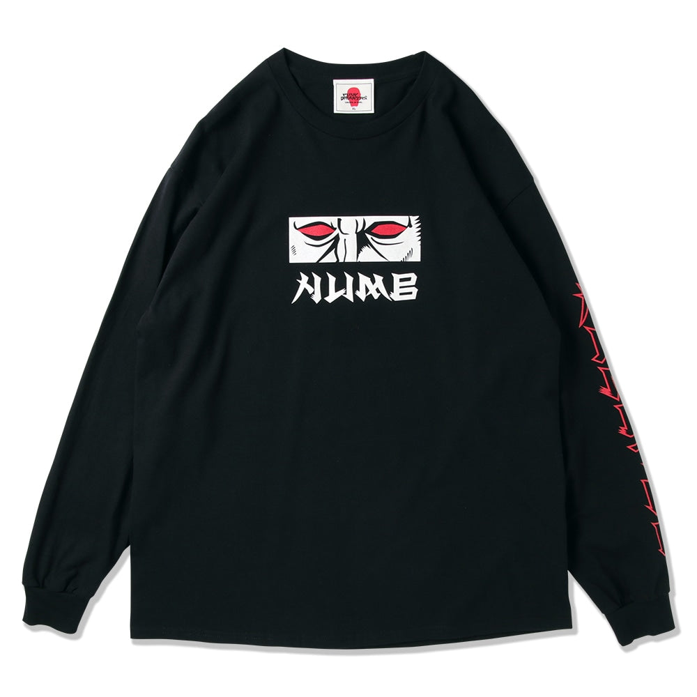 PUNK DRUNKERS × NUMB - ［PDSxNUMB］ハードコアロンTEE BLACK【PDS-25211A】